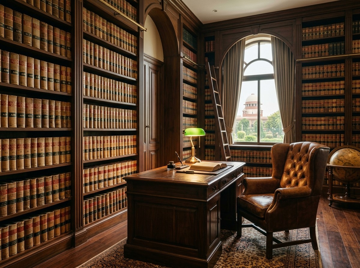 Saturnus Legal Chambers Library and Supreme Court Dome View